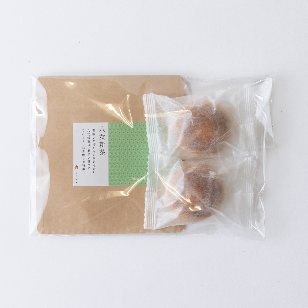 選べる新茶とほうじ茶まんじゅうのプチギフト