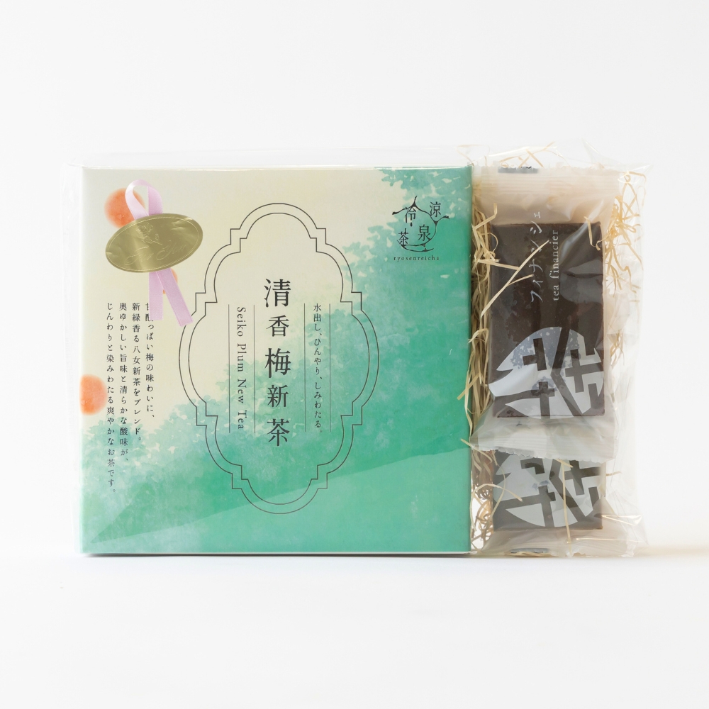 清香 梅新茶と茶フィナンシェ