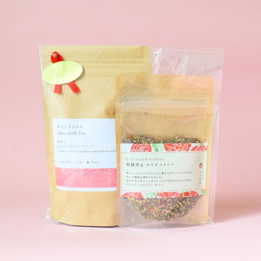 選べる　柑橘香る ルイボスティー40gと体を想うハーブティー