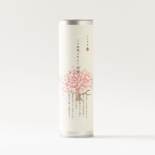 桜柄　二十四種ぶれんど効茶（缶）3g×20包