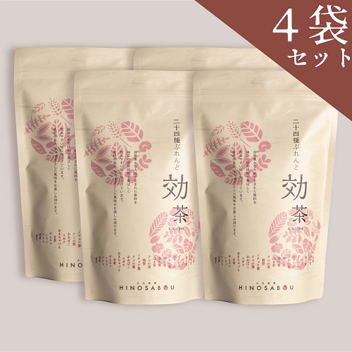 【4袋セット】二十四種ぶれんど効茶 15g×20包