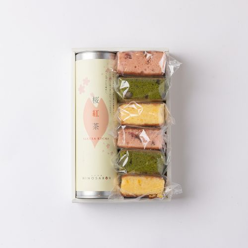 桜紅茶と春のパウンドケーキセット